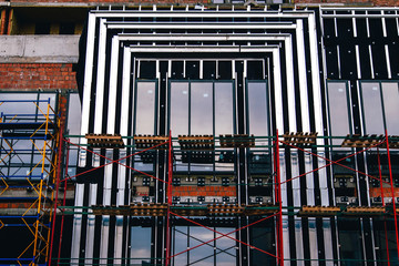 Obraz premium window dressing on the first floor