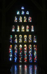 Stained glass window  Basilica of the Annunciation in Nazareth
