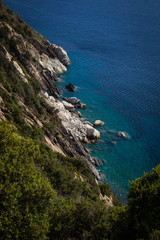 costa nord del isola d'Elba