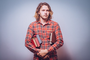 Fototapeta premium The man with a book