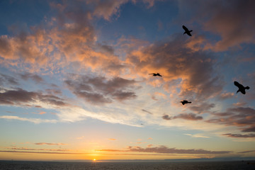 Sunset on the Mediterranean Sea