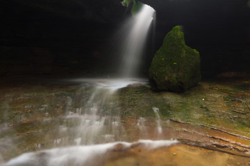Fototapeta na wymiar Amazing and Beautiful waterfall in Meghalaya Northeast India