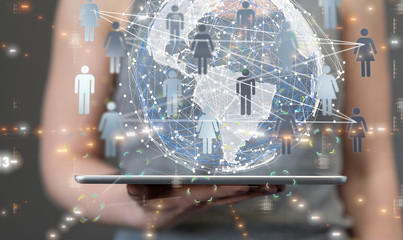 Business and communications group digital.