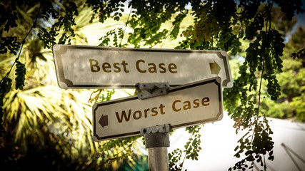 Street Sign to Best versus Worst Case