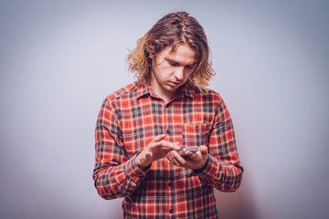 A man with a smartphone