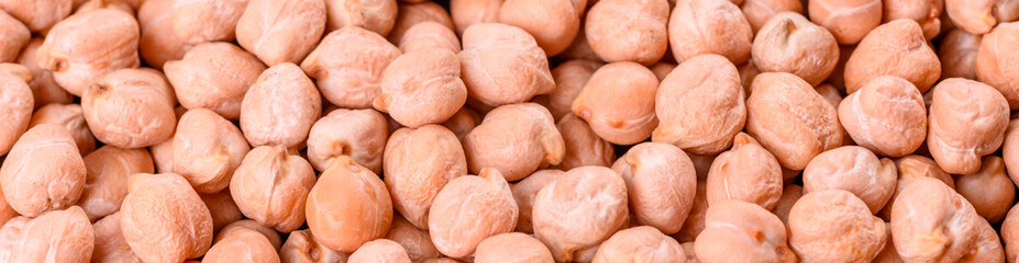 Beautiful multicolored beans close-up on a concrete background