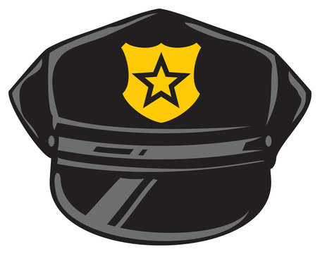 police hat vector illustration design
