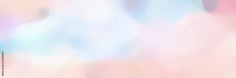 Aufkleber soft blurred horizontal card background bokeh graphic with linen, light blue and lavender colors and