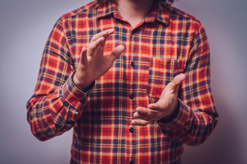 man claps and applauding