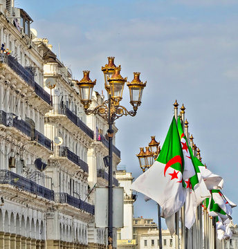Algiers colonial architecture, Algeria, HDR Image
