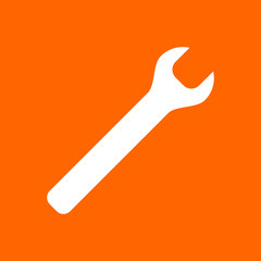 Schraubenschlüssel und Hintergrund