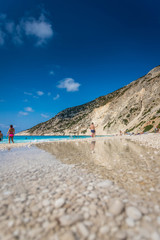 Fototapeta na wymiar Myrtos beach at Kefalonia