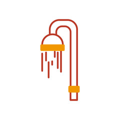 showe icon, half line half color style