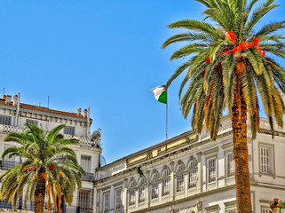 Algiers colonial architecture, Algeria, HDR Image