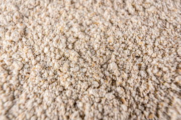 Flour detail with macro photography, food photography