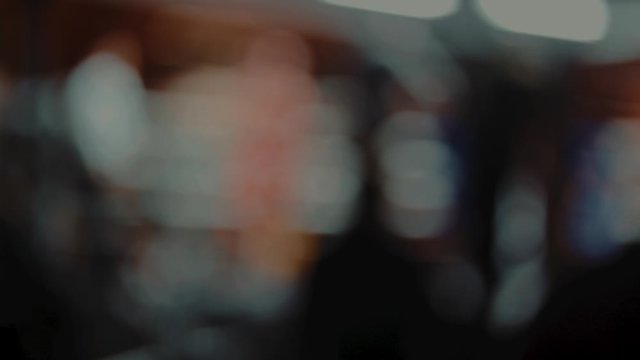 Abstract motion background at a boxing match  with bokeh.