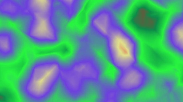 Red And Lime Rainbow Chromatic Fluorescent Dodded Motion Effect And Glittering Dyes