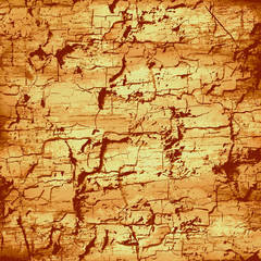 Obraz premium cracked brown grunge texture abstract background