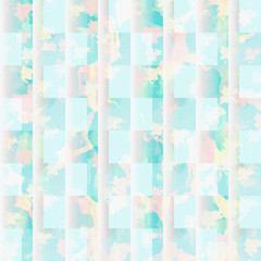 soft  colorful blue,pink green and yellow    digital paint    abstract background