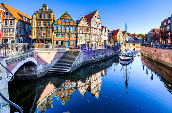 old town of stade in north germany