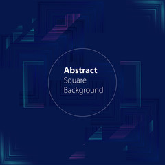 Abstract dark background with geometry square design elements