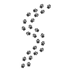 paw vector  icon of pet illustration design