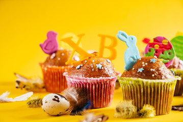 Various Spring Easter cakes