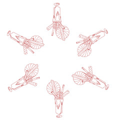 Food hand drawn vector illustration milkshake. The layout of the greeting card. Doodle style. Elements for greeting cards, posters, stickers and seasonal design.