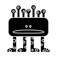 alien space object simple icon