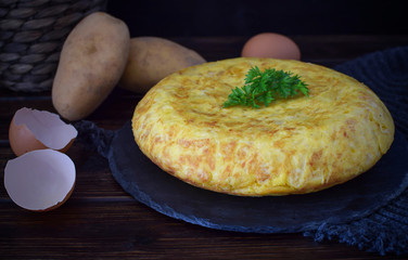 Tortillas de patatas,Spanish potato omelet