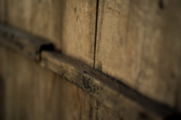 old wooden door