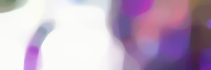 soft blurred horizontal banner background graphic with dark slate blue, white smoke and pastel purple colors space for text or image