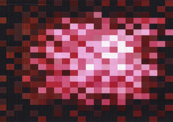 Abstract Black red background