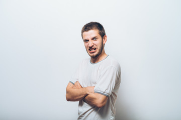 Fototapeta premium Portrait of a man arms folded