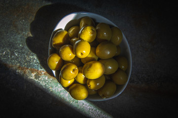 Aceitunas, aperitivo típico en España