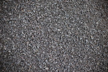 Crushed gravel as background or texture ,Background of granite gravel