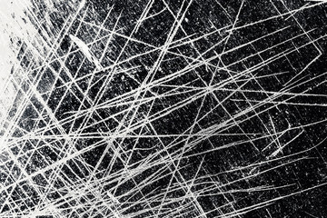 Abstract monochrome grunge stripes background for design.