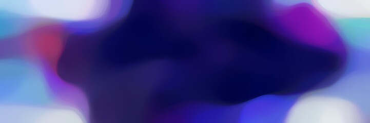 centered unfocused smooth horizontal banner background graphic with light steel blue, midnight blue and corn flower blue colors and space for text or image