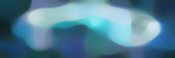 centered blurred horizontal card background graphic with teal blue, light blue and dark gray colors and free text space