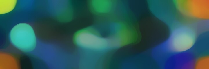 centered soft unfocused horizontal header background graphic with dark slate gray, peru and cadet blue colors space for text or image