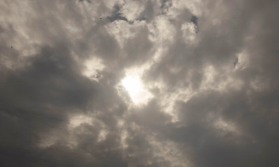 Obraz premium dramatic sky with clouds