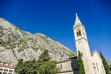 European Landscape View in Montenegro , taken in kotor montenegro, europe
