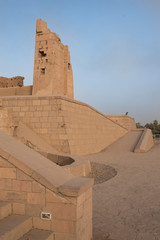 Kom Ombo Temple, also known as Temple of Sobek and Haroeris is in ruins, but it is imposing, especially for its location, which makes it stand out on the Nile in Egypt Africa