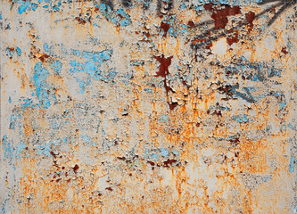 Rusted metal background