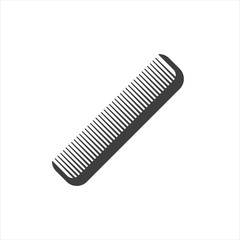 hairbrush on a white background. comb icon. EPS 10