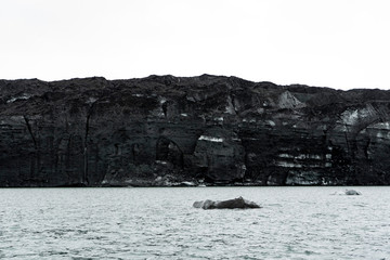 Jökulsárlón, the glacial lake in southeast Iceland, on the edge of Vatnajökull National Park