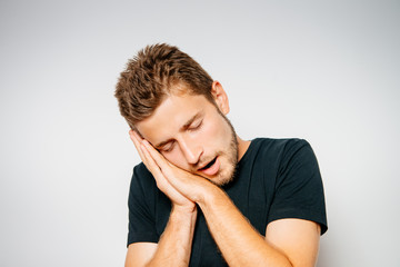 Fototapeta premium Sleep. Man