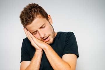Fototapeta premium Sleep. Man