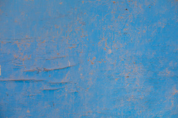 texture of dirty blue plywood