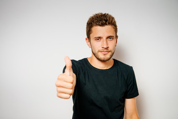Man Showing Thumb Up